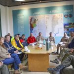 Defensa Civil participa en el armado del Centro de Operaciones y Emergencias del Parque Ciervo de los Pantanos