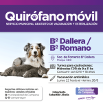 <strong>Quirófano móvil: el Municipio realizará castraciones en Dallera y Romano</strong>