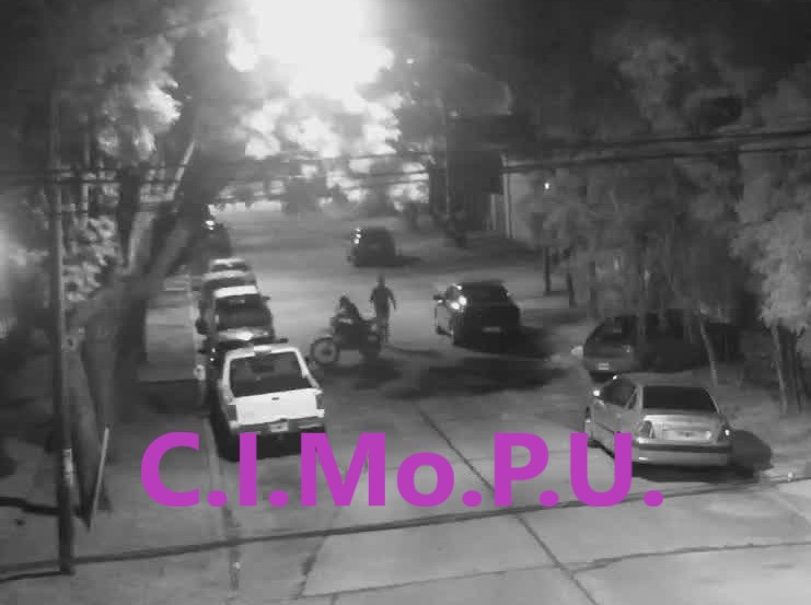 Las cámaras del CIMoPU lograron localizar a los delincuentes