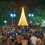 <strong>Miles de familias disfrutaron el encendido del árbol en la Plaza de la Navidad</strong>