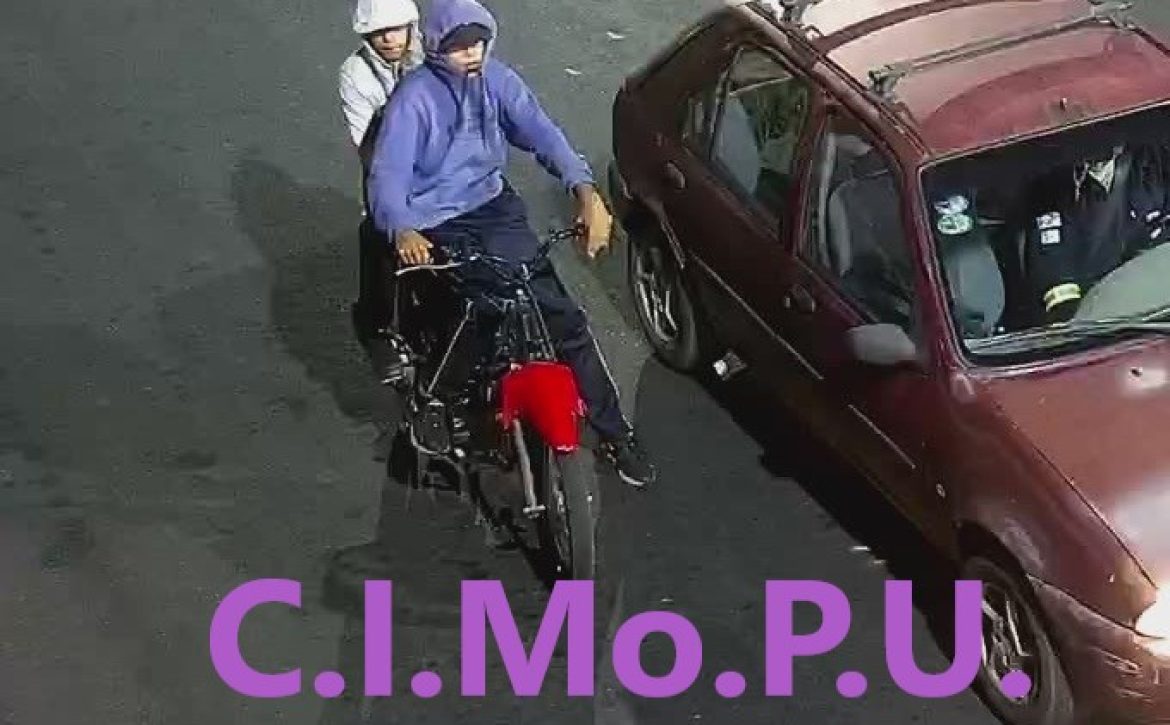 Las cámaras del CIMoPU registraron todo el raid delictivo de los motociclistas