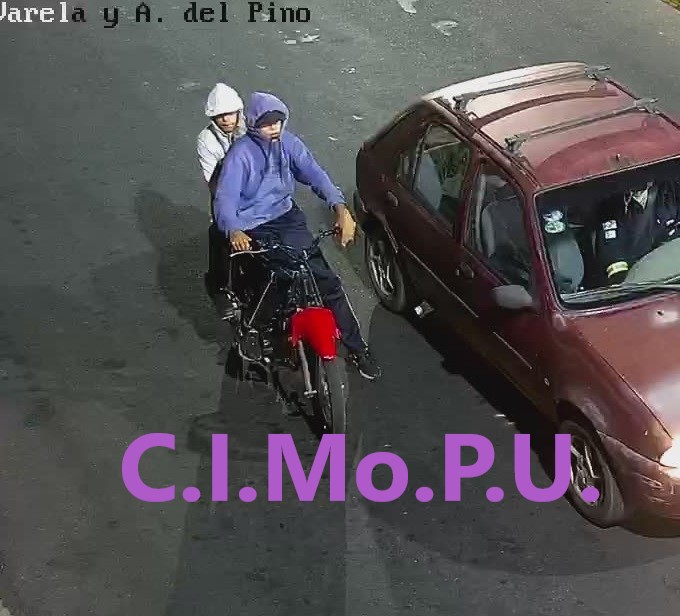 Las cámaras del CIMoPU registraron todo el raid delictivo de los motociclistas