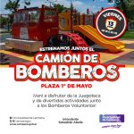 <strong>Con un gran evento, este viernes se “estrena” el camión de bomberos de la Plaza 1º de Mayo</strong>