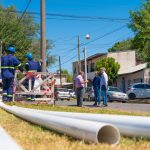 <strong>Cloacas: el Municipio inició el tendido de la red domiciliaria en los barrios La Esperanza y La Argentina</strong>