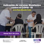 <strong>En la plaza Eduardo Costa, el Municipio aplicará mañana vacunas bivariantes contra el Covid-19</strong>