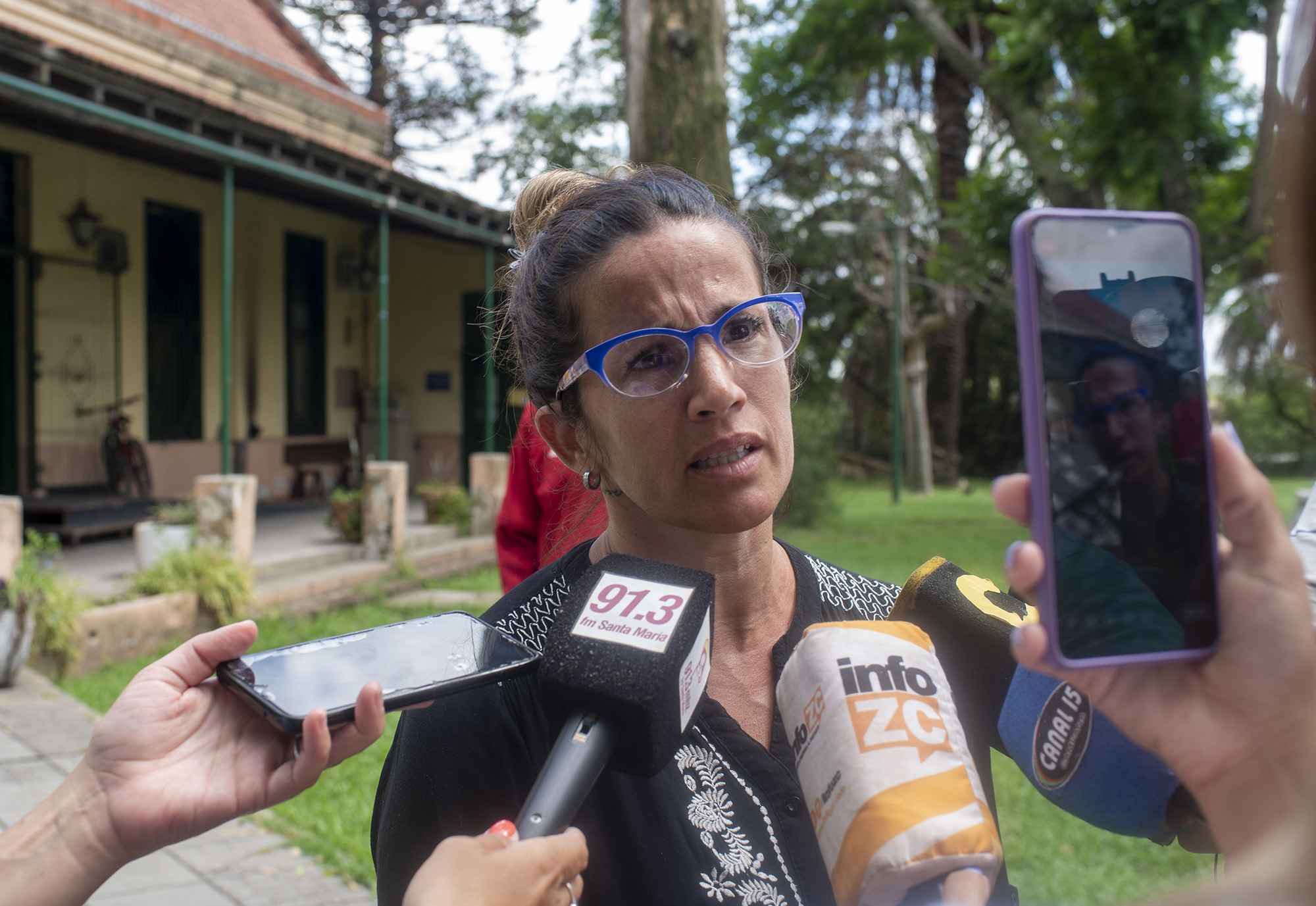 La consejera escolar, Fernanda Lago, informó que los actos públicos son de cara al inicio del ciclo lectivo 2023