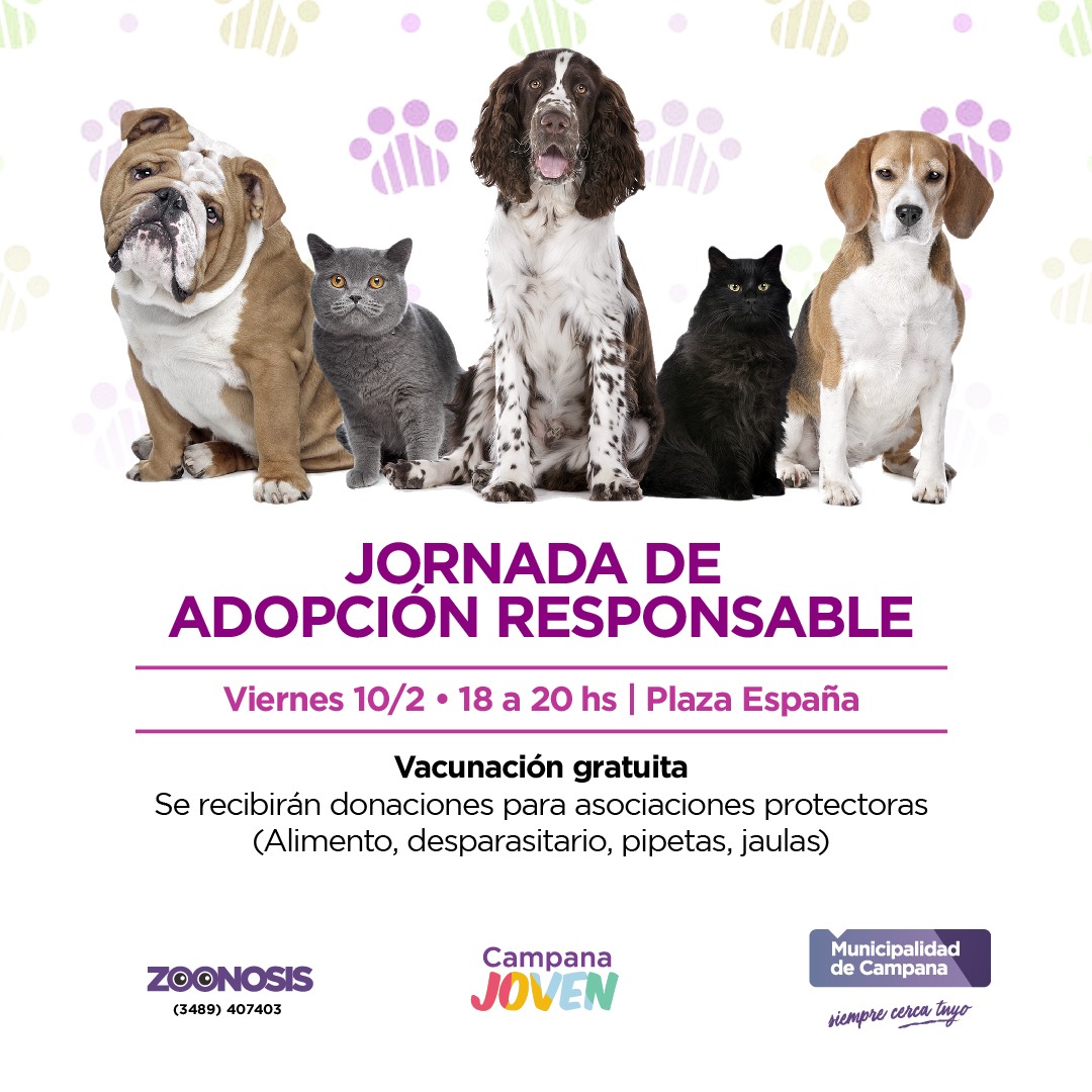 Jornada de Adopción Responsable de Mascotas