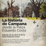 Invitan a los vecinos a participar de una charla histórica sobre la Plaza Eduardo Costa