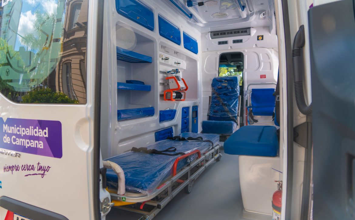 En Campana, el SAME con 3 ambulancias equipadas con tecnología de punta que ya alcazaron las 2300 salidas