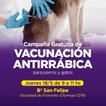 La campaña de vacunación antirrábica llega este jueves a San Felipe
