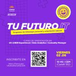 “Tu Futuro IT”: jóvenes podrán participar de una charla sobre nuevas tecnologías