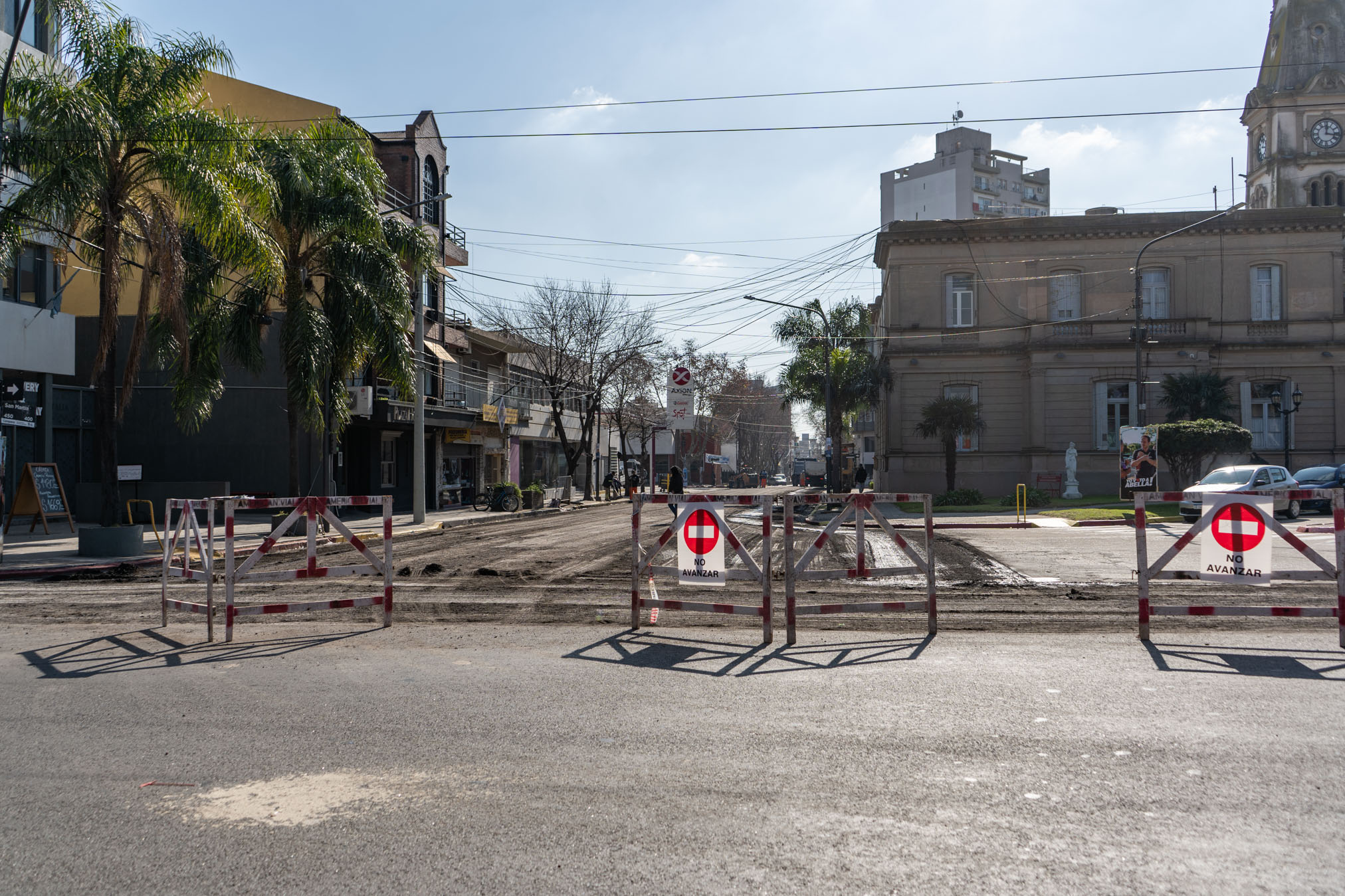 La zona de Mitre, San Martín y 9 de Julio permanece cerrada al tránsito