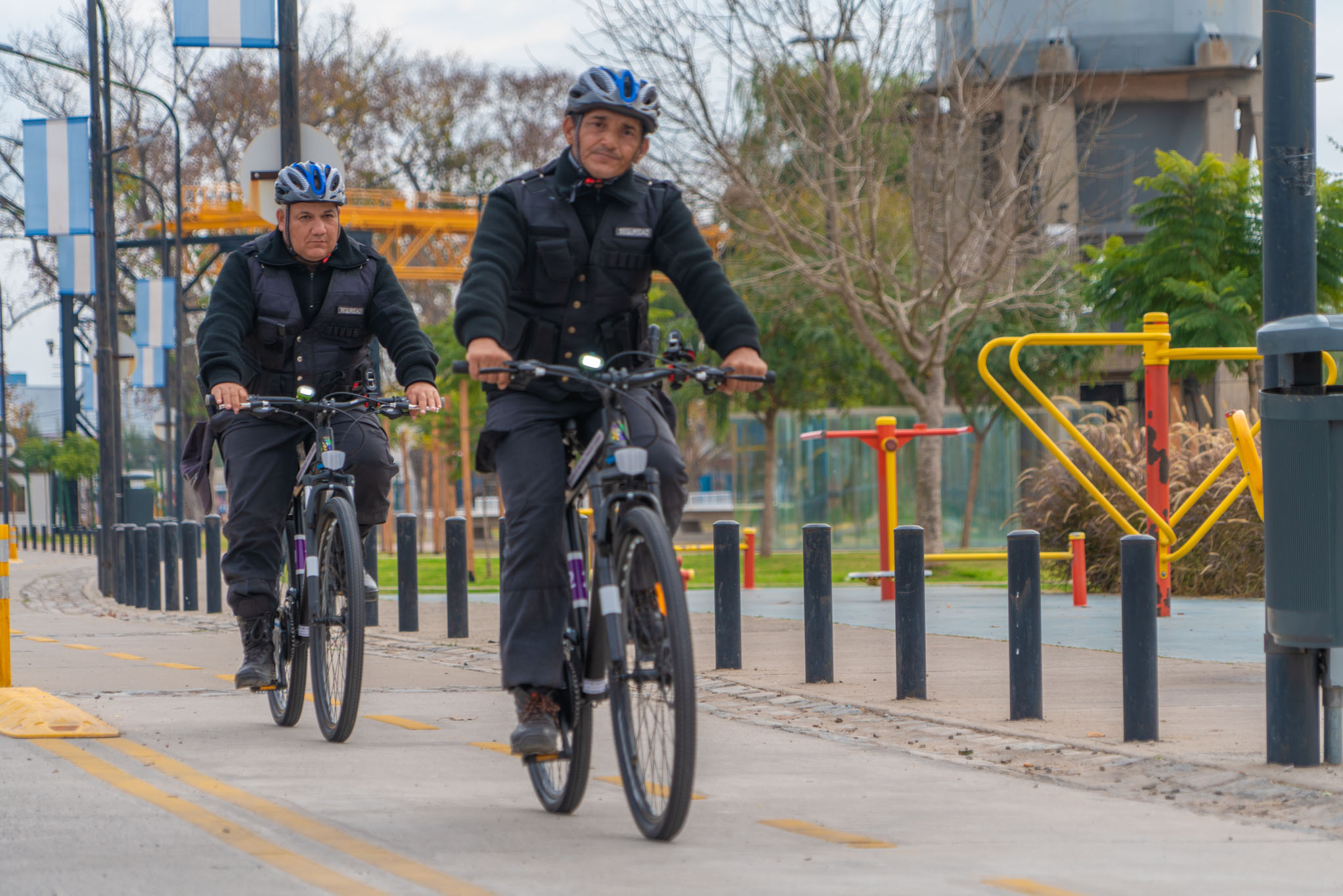 Las nuevas bicicletas serán utilizadas para reforzar la seguridad en la Nueva Costanera