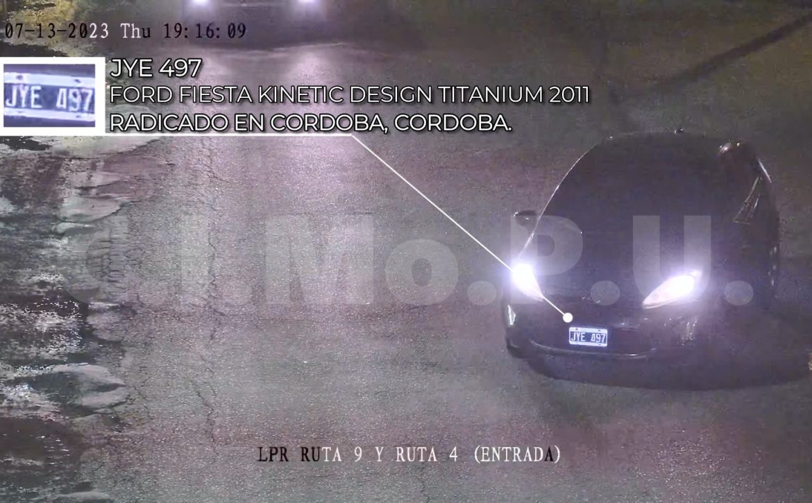 Las nuevas cámaras permitieron identificar rápidamente la patente del vehículo