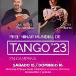 Músicos y bailarines locales también se lucirán en la Preliminar del Mundial de Tango
