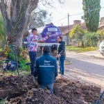 Cloacas: el plan municipal de conexiones domiciliarias avanza en el barrio La Argentina
