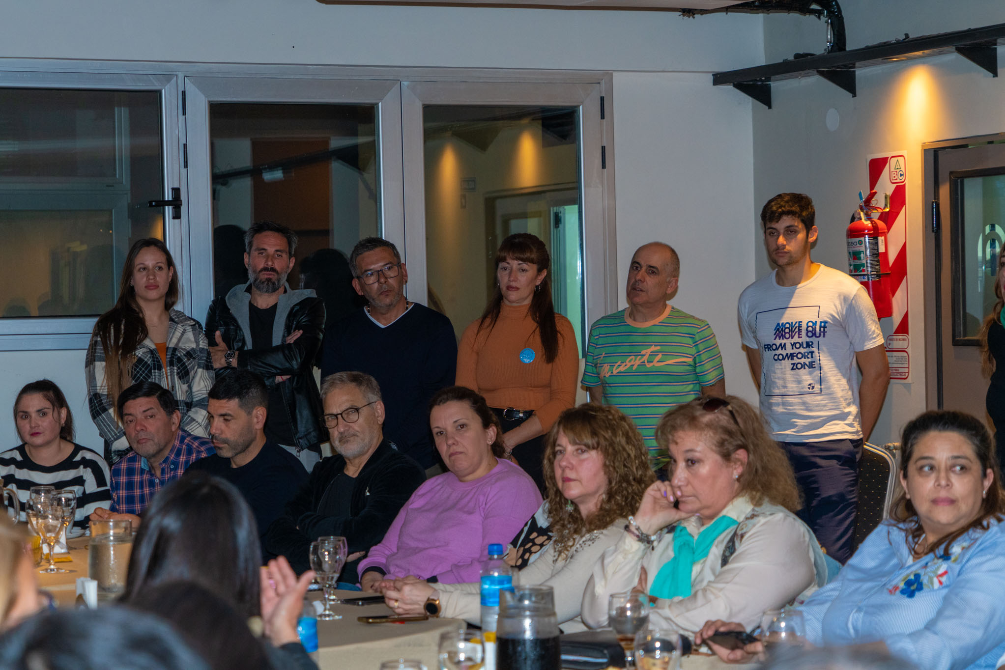 La reunión fue organizada por la Agrupación Julio Armando Melo
