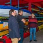 El intendente Abella se reunió con las nuevas autoridades del Campana Boat Club