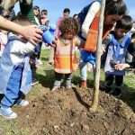 Niños del Centro de Desarrollo Infantil también se sumaron al Plan Municipal de Forestación
