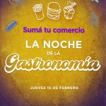 Invitan a los comercios a sumarse a “La Noche de la Gastronomía”